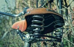 Photo of an old bike seat