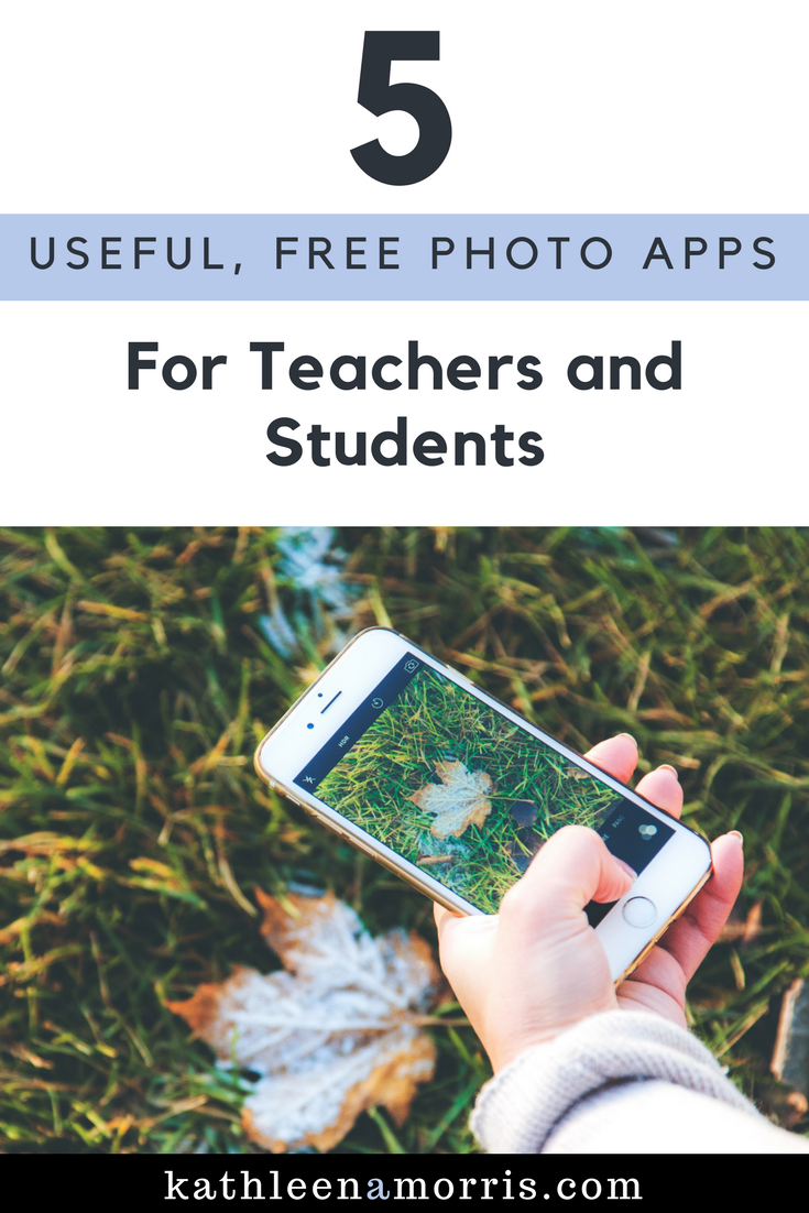 There are so many great photo apps available and many of them can be really handy in the classroom. In this post I share 5 apps that could be useful to help teachers and/or students overcome certain obstacles...or just have fun being creative. Kathleen Morris Primary Tech