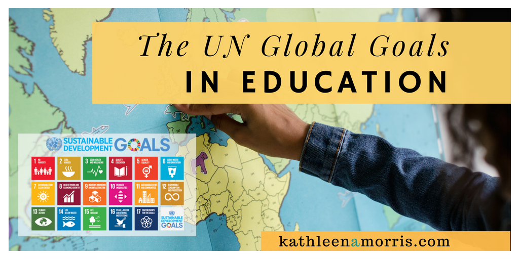 This post explains what the Global Goals are and gives some ideas on how students and teachers can take action on these goals. | Kathleen Morris Primary Tech
