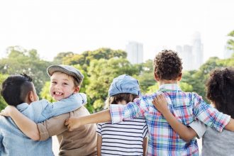 Children hugging | Comments for kids still count | Kathleen Morris
